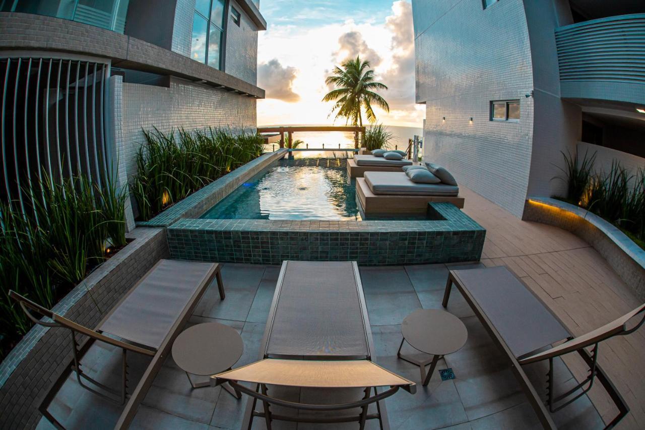 Apartamento Com Jacuzzi Na Beira Mar De Joao Pessoa No Branco Haus Exterior photo