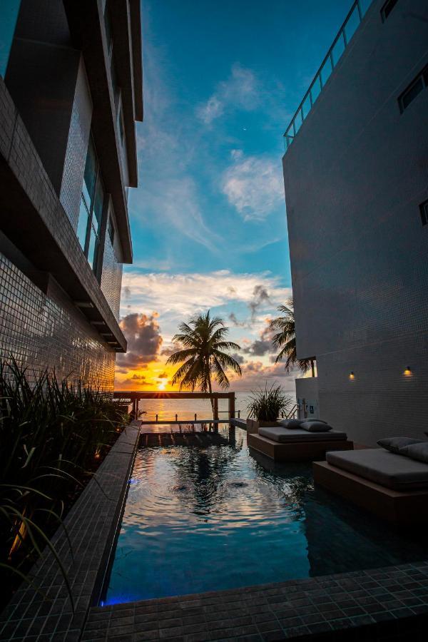 Apartamento Com Jacuzzi Na Beira Mar De Joao Pessoa No Branco Haus Exterior photo