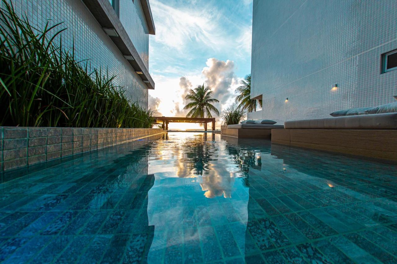 Apartamento Com Jacuzzi Na Beira Mar De Joao Pessoa No Branco Haus Exterior photo