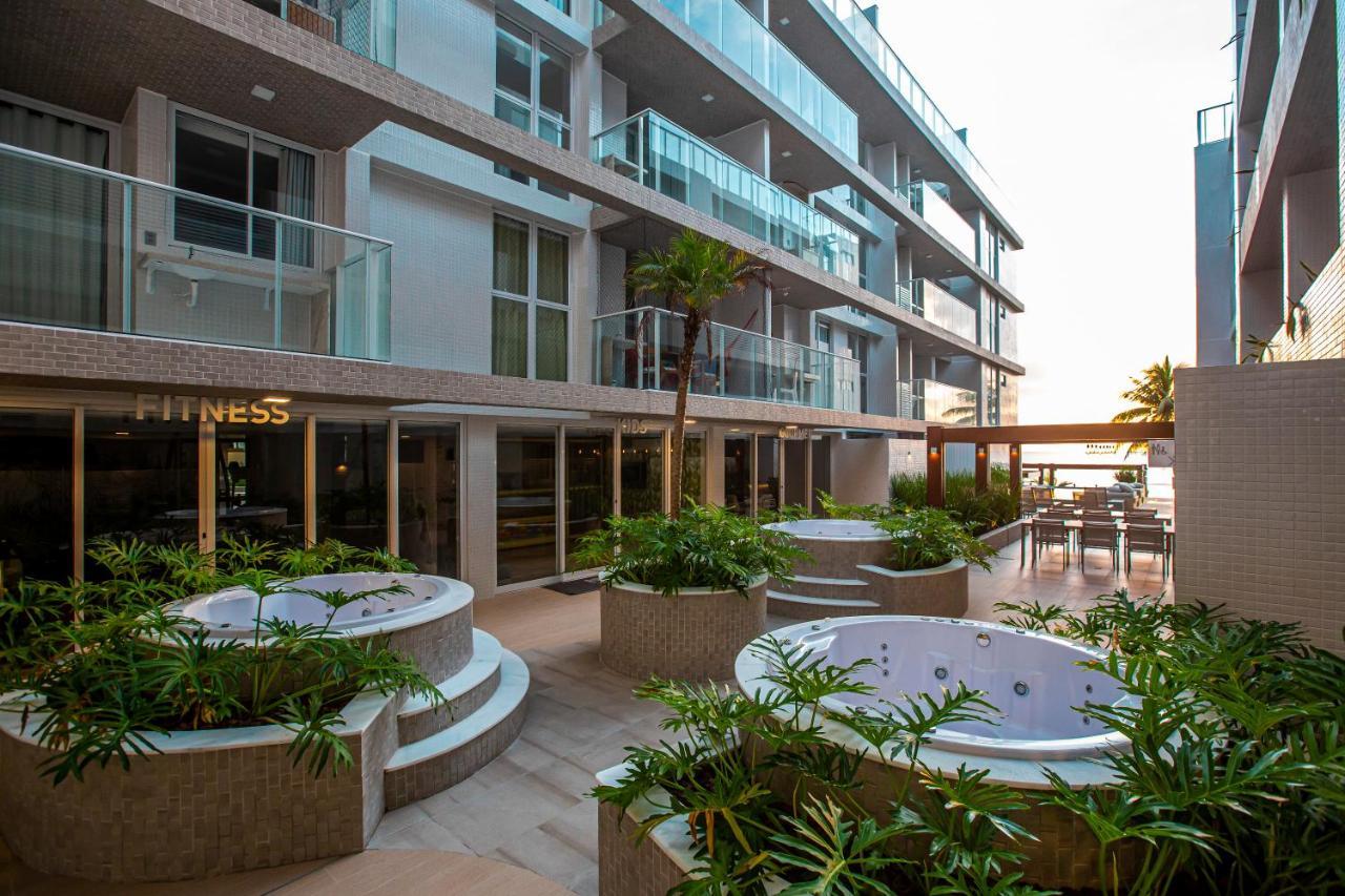 Apartamento Com Jacuzzi Na Beira Mar De Joao Pessoa No Branco Haus Exterior photo
